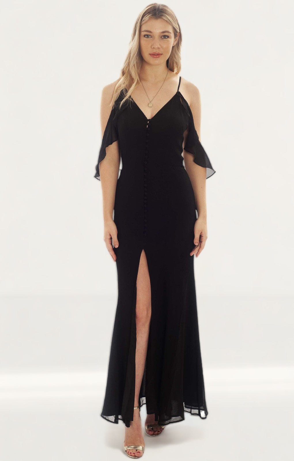 Jarlo black maxi outlet dress