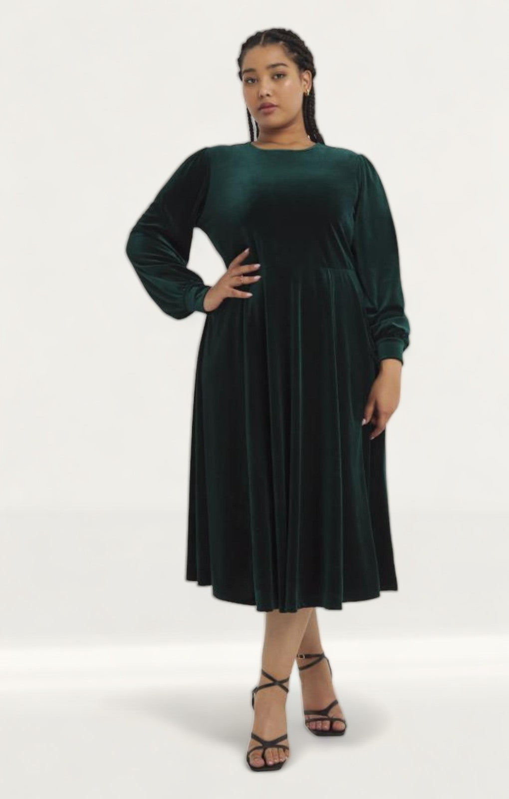 Simply be sale velvet dress