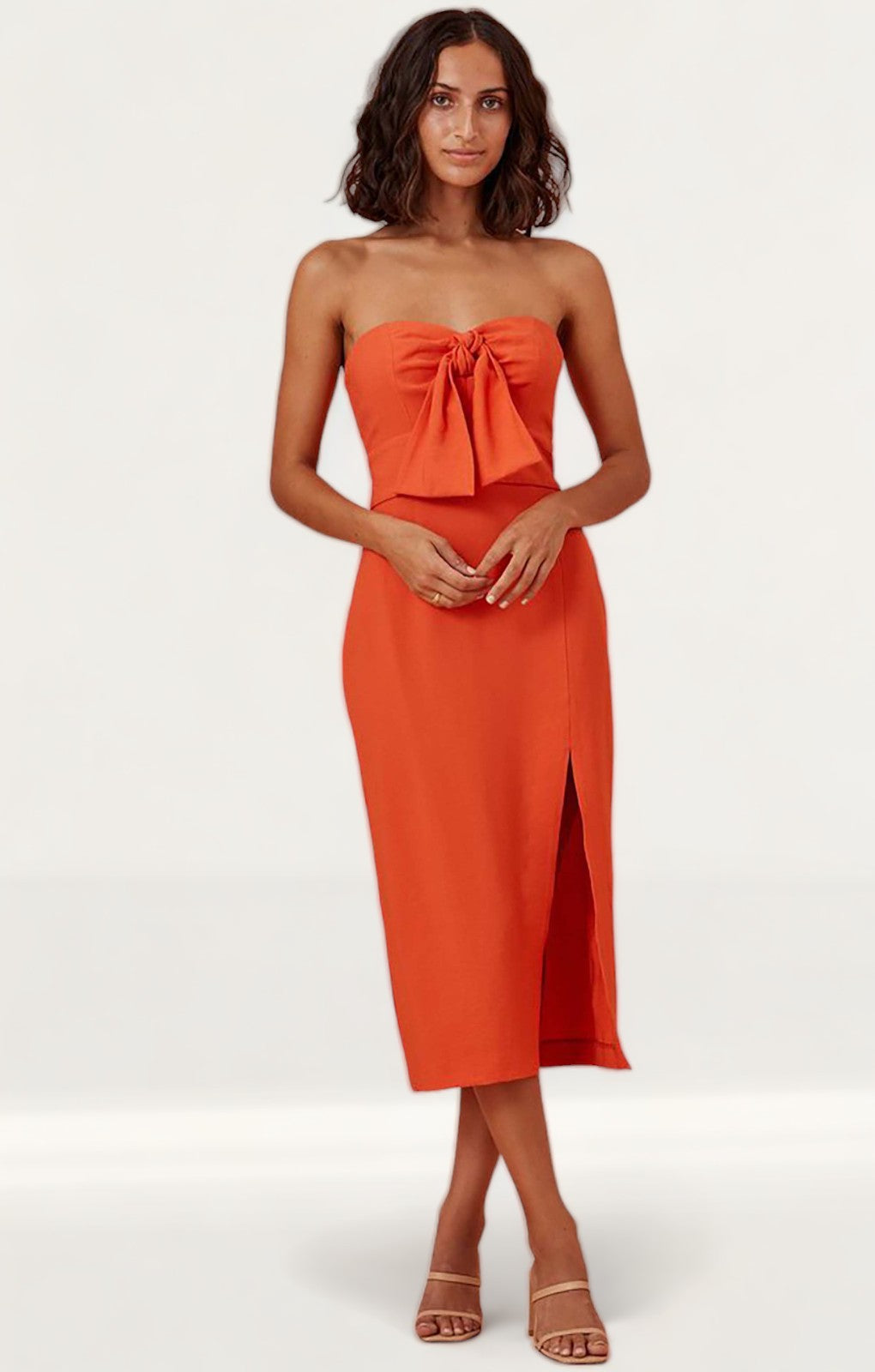 Finders keepers orange outlet dress