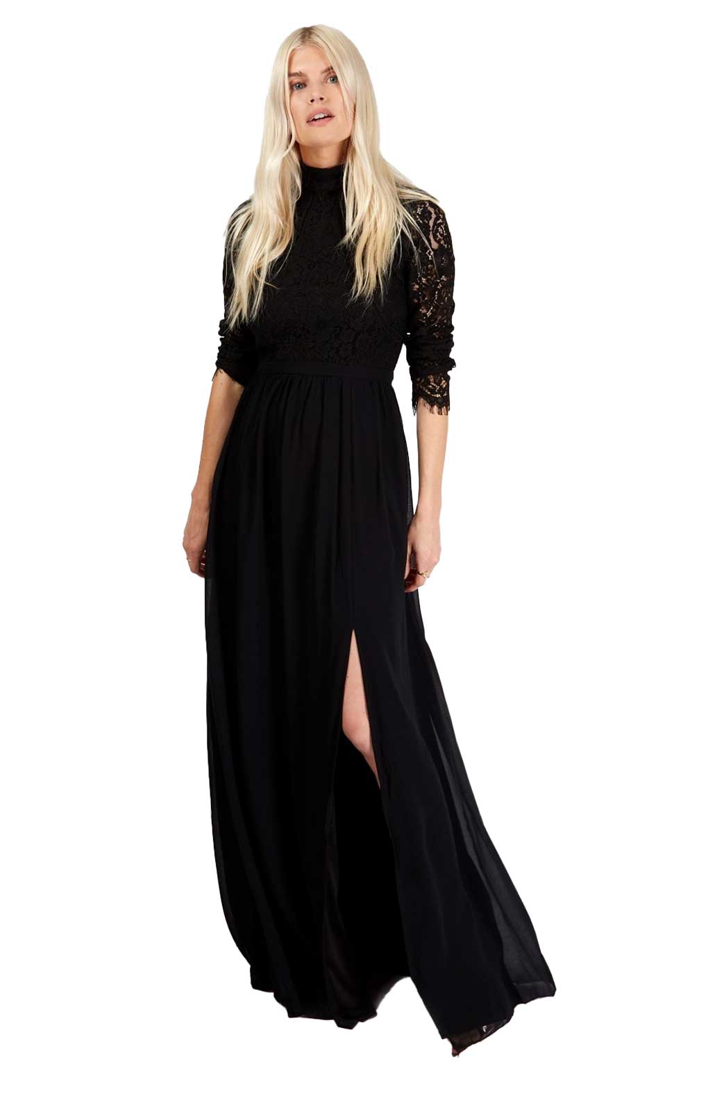 Little mistress lace maxi dress hotsell