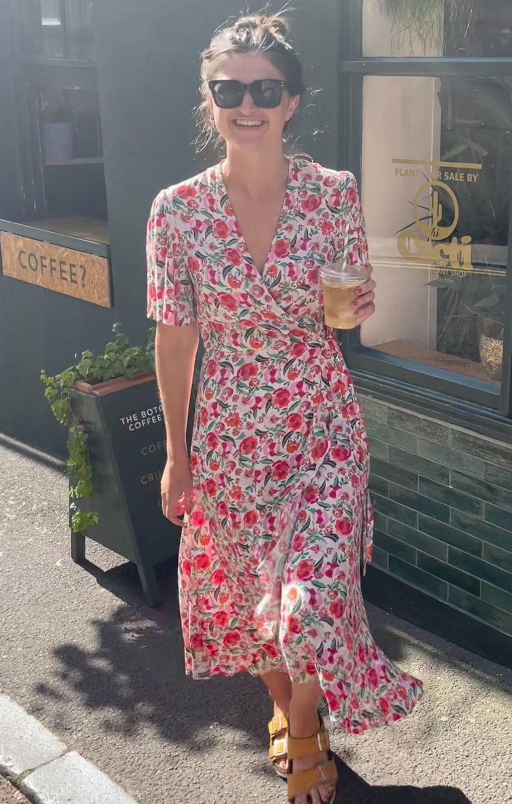 Marks and spencer floral dress best sale