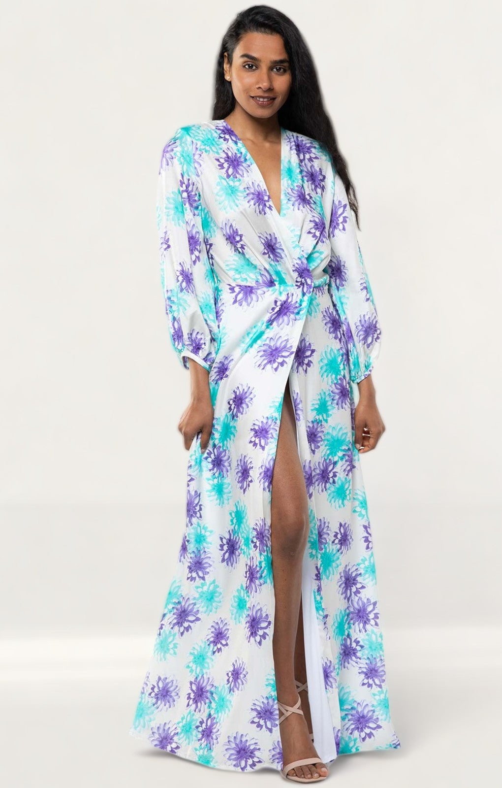 Yanna floral long sleeve on sale dress