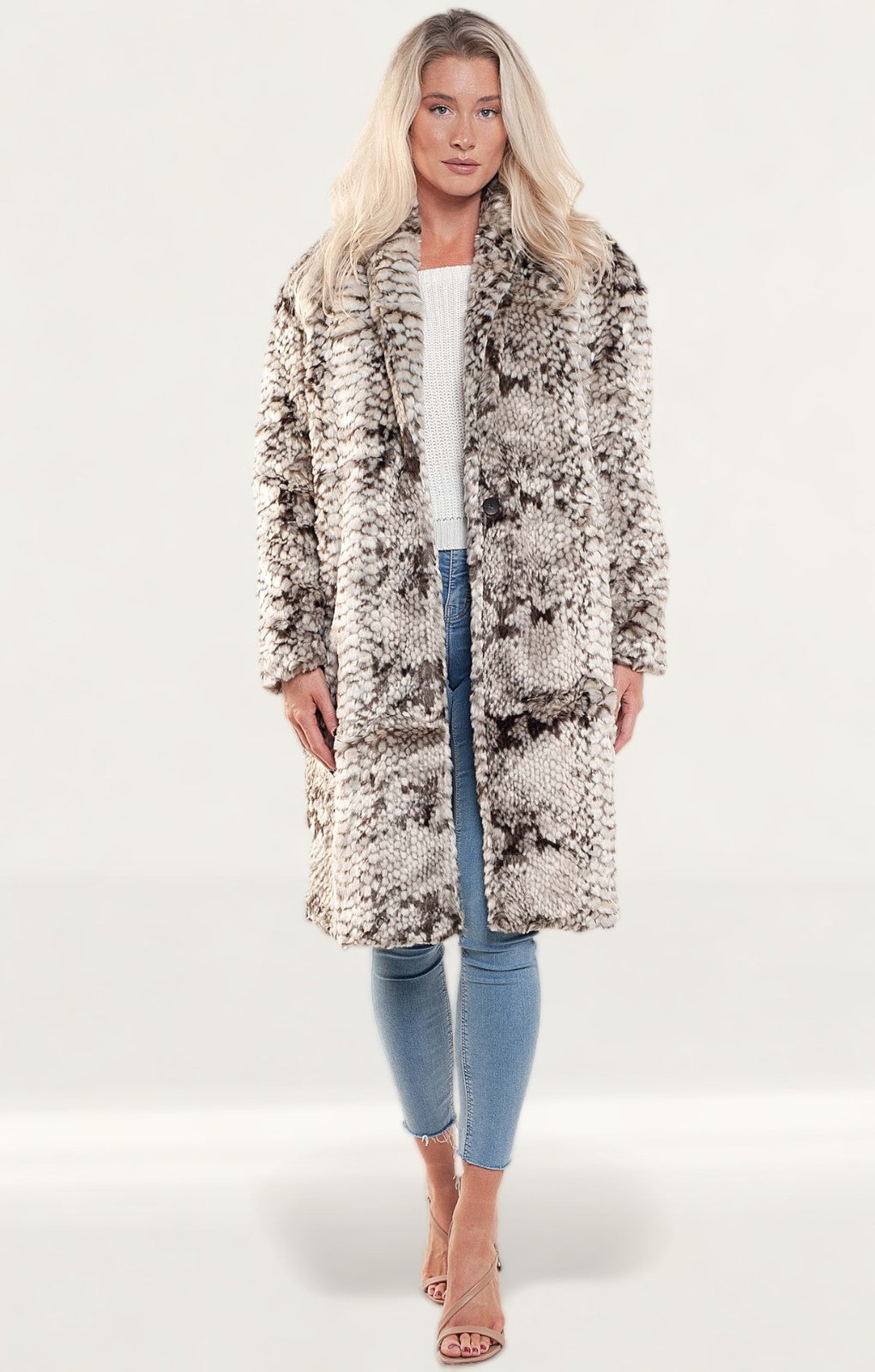 Snake clearance print coats