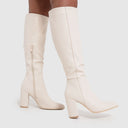 Schuh Dua Block Heel Knee Boot