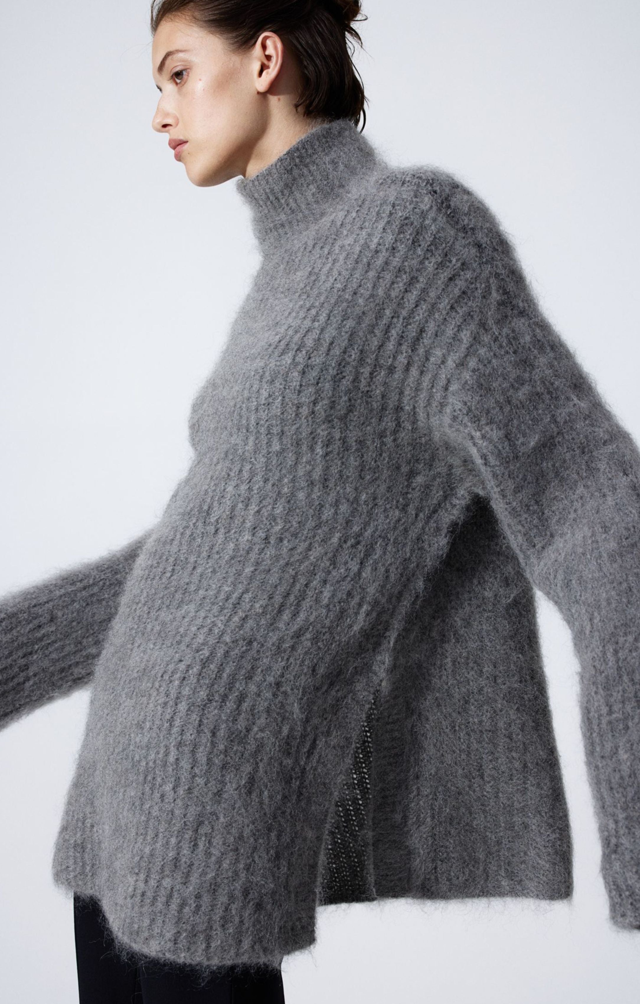 H&M Mohair-Blend Turtleneck Jumper