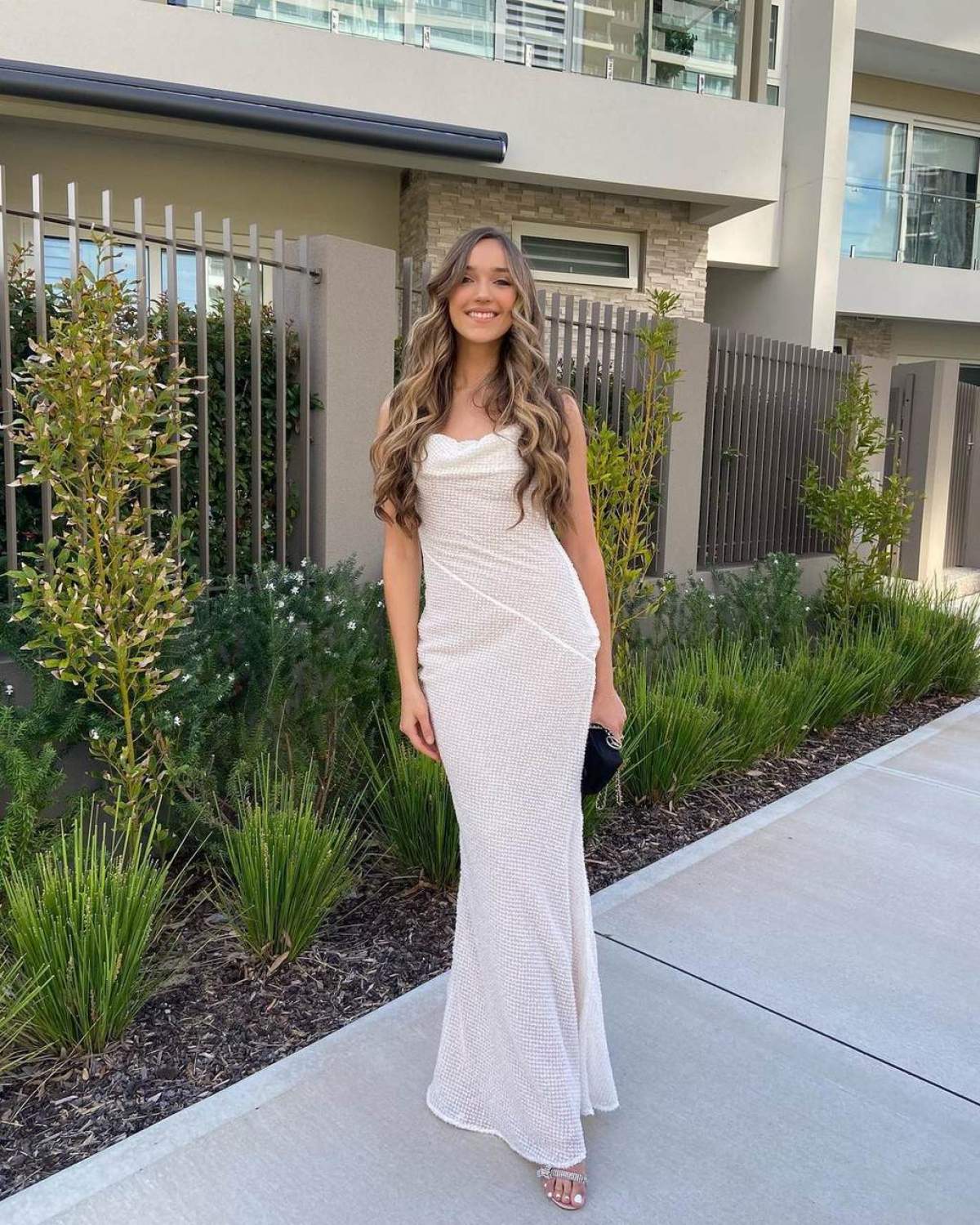 Lexi lace fishtail dress sales