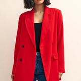 Nobody's Child Fearne Cotton Red Double Breasted Blazer