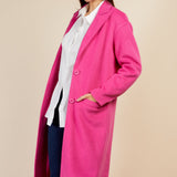 Little Mistress Pink Oversized Coat