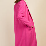 Little Mistress Pink Oversized Coat