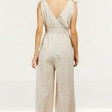 Little Mistress Tie Strap Jumpsuit