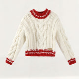 Kiwi & Co Red Velvet Pleated Jumper