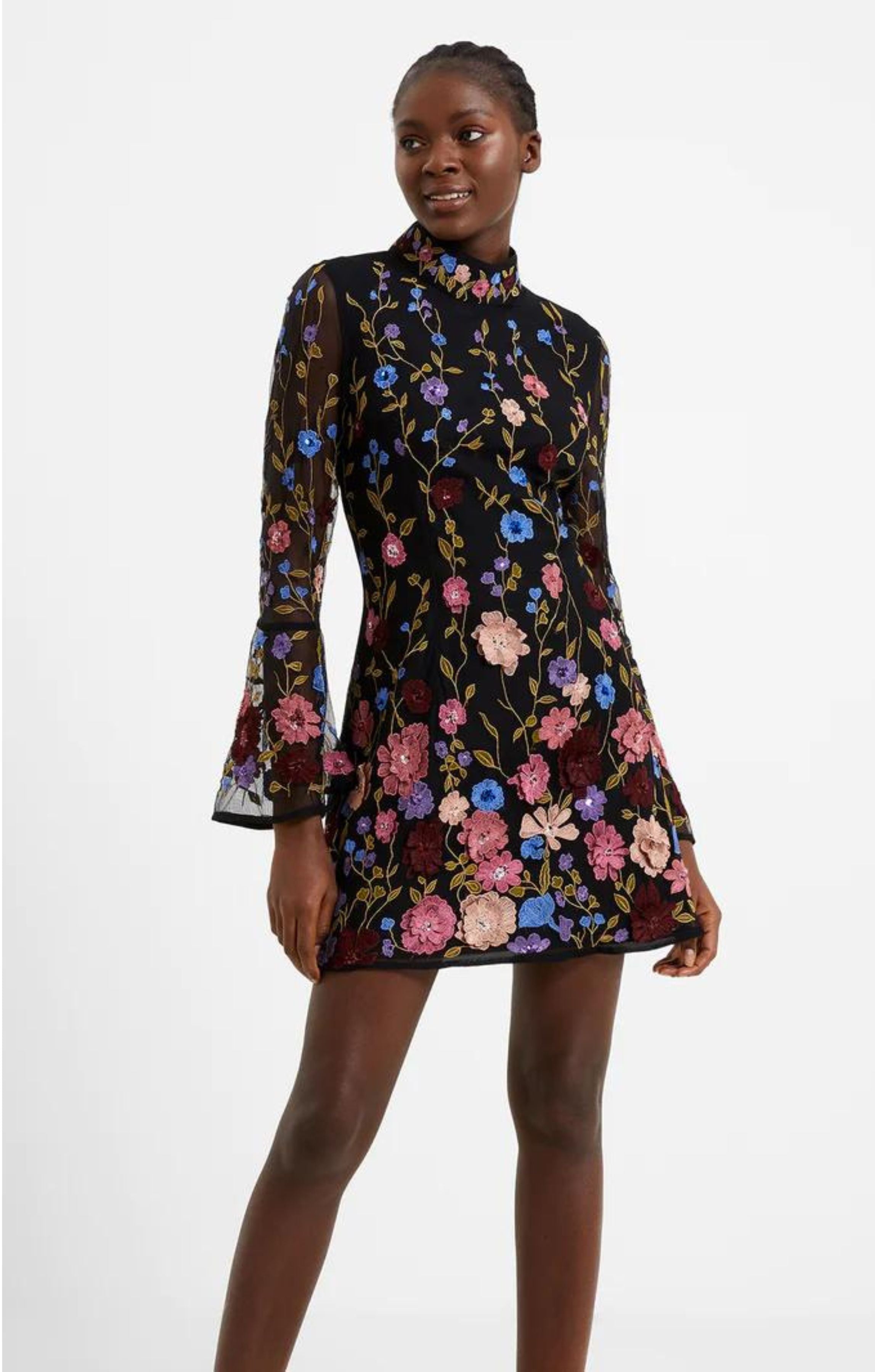 French connection estelle embellished dress best sale