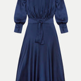 Harmur Gilly Midi Dress Stormy Navy