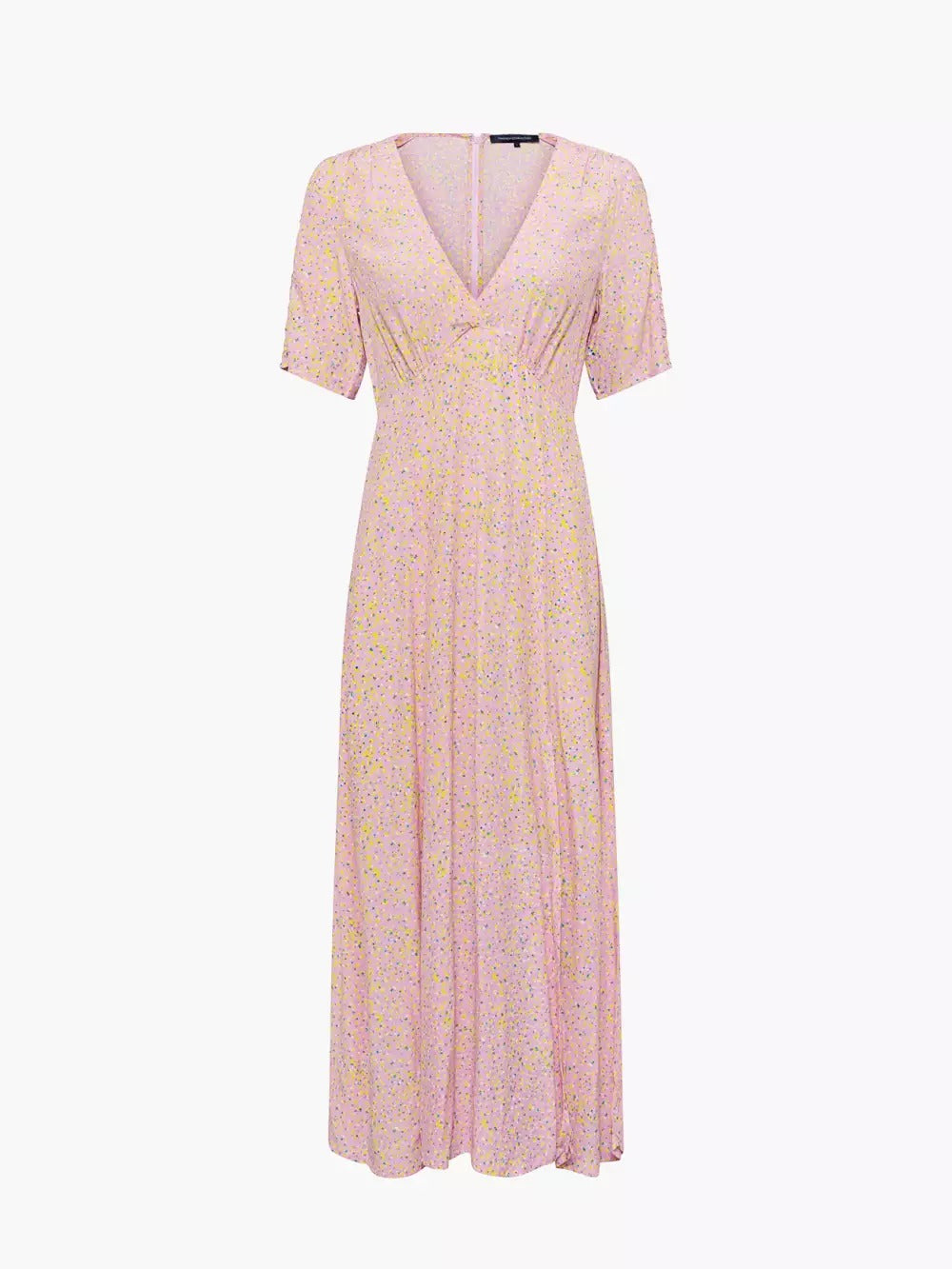 French Connection Stacie Daisy Drape Midi Dress Moonlite Mauve