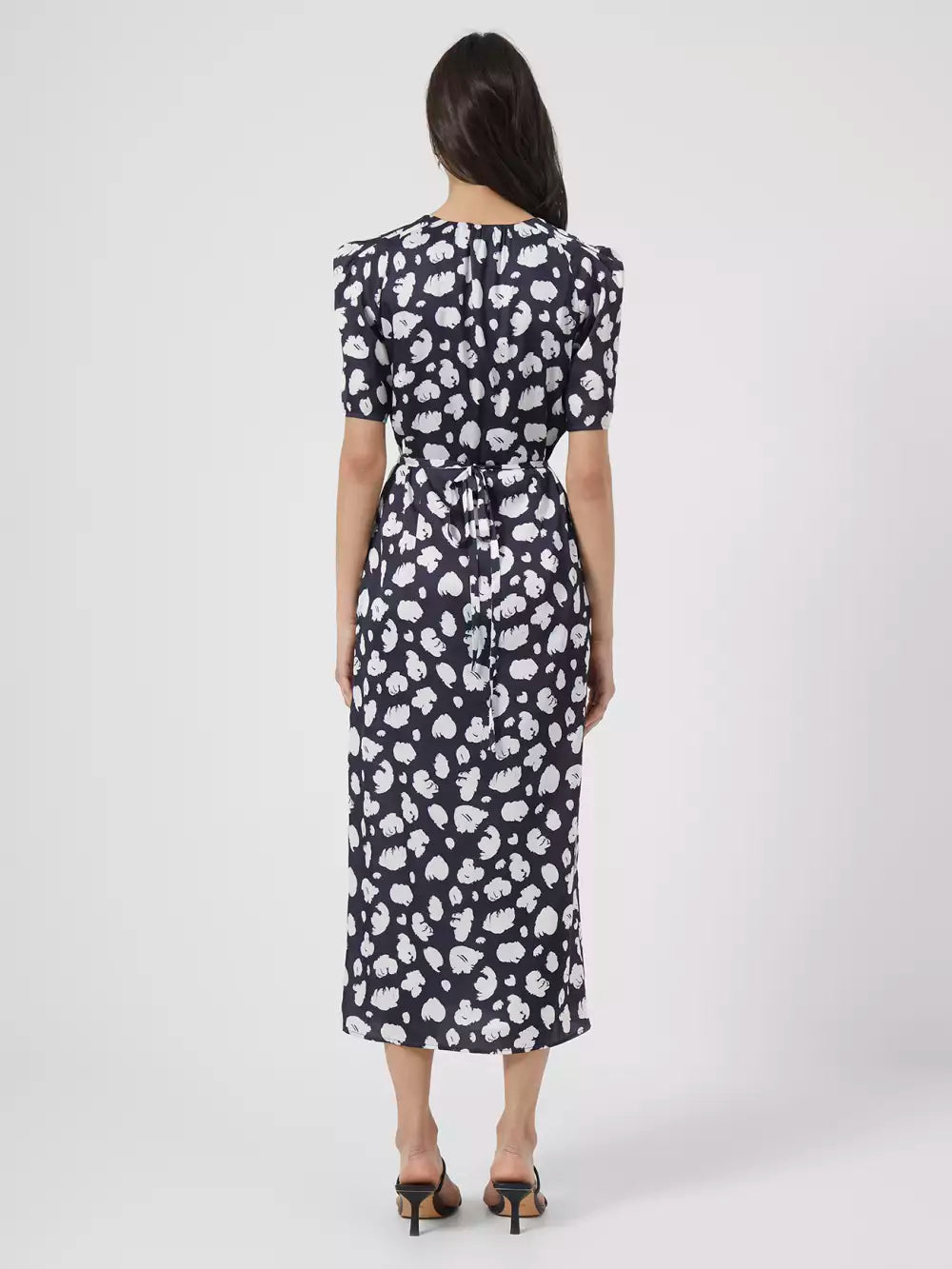 French Connection Aimee Enid Front Split Midi Dress