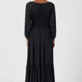 French Connection Anna Cora Pleated Button Down Maxi Dress