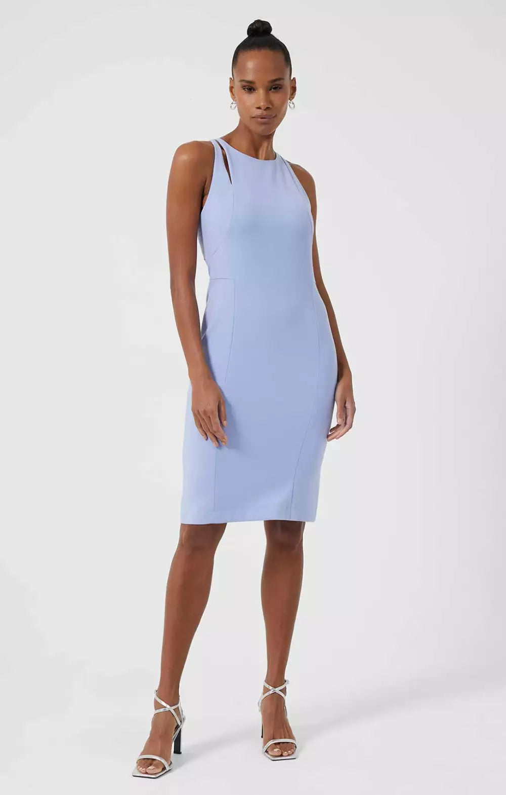 French Connection Buntie Whisper Ruth Cut Out Detail Dress