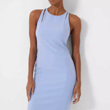 French Connection Buntie Whisper Ruth Cut Out Detail Dress