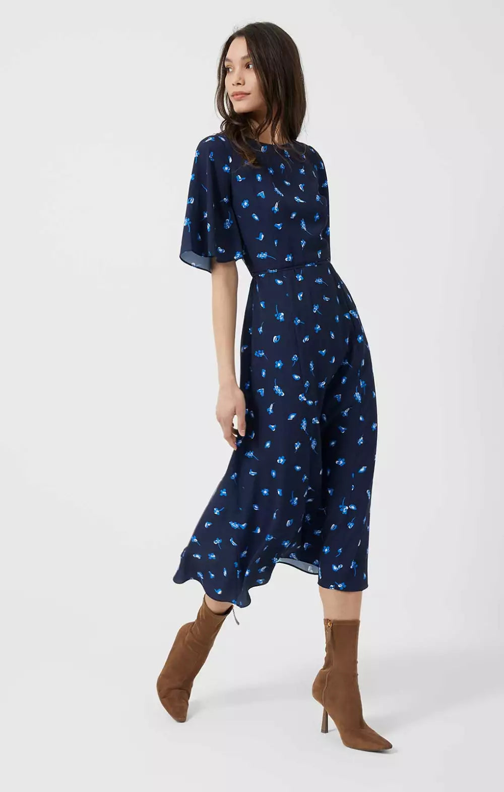 French Connection Belle Verona Crepe Midi Dress