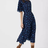 French Connection Belle Verona Crepe Midi Dress