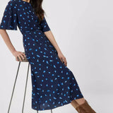 French Connection Belle Verona Crepe Midi Dress