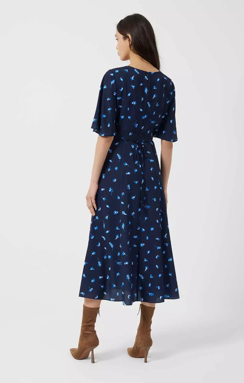 French Connection Belle Verona Crepe Midi Dress