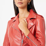 French Connection Etta Vegan Leather Belted Mini Dress