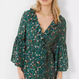 French Connection Annafrida Delphine Drape Mix Dress