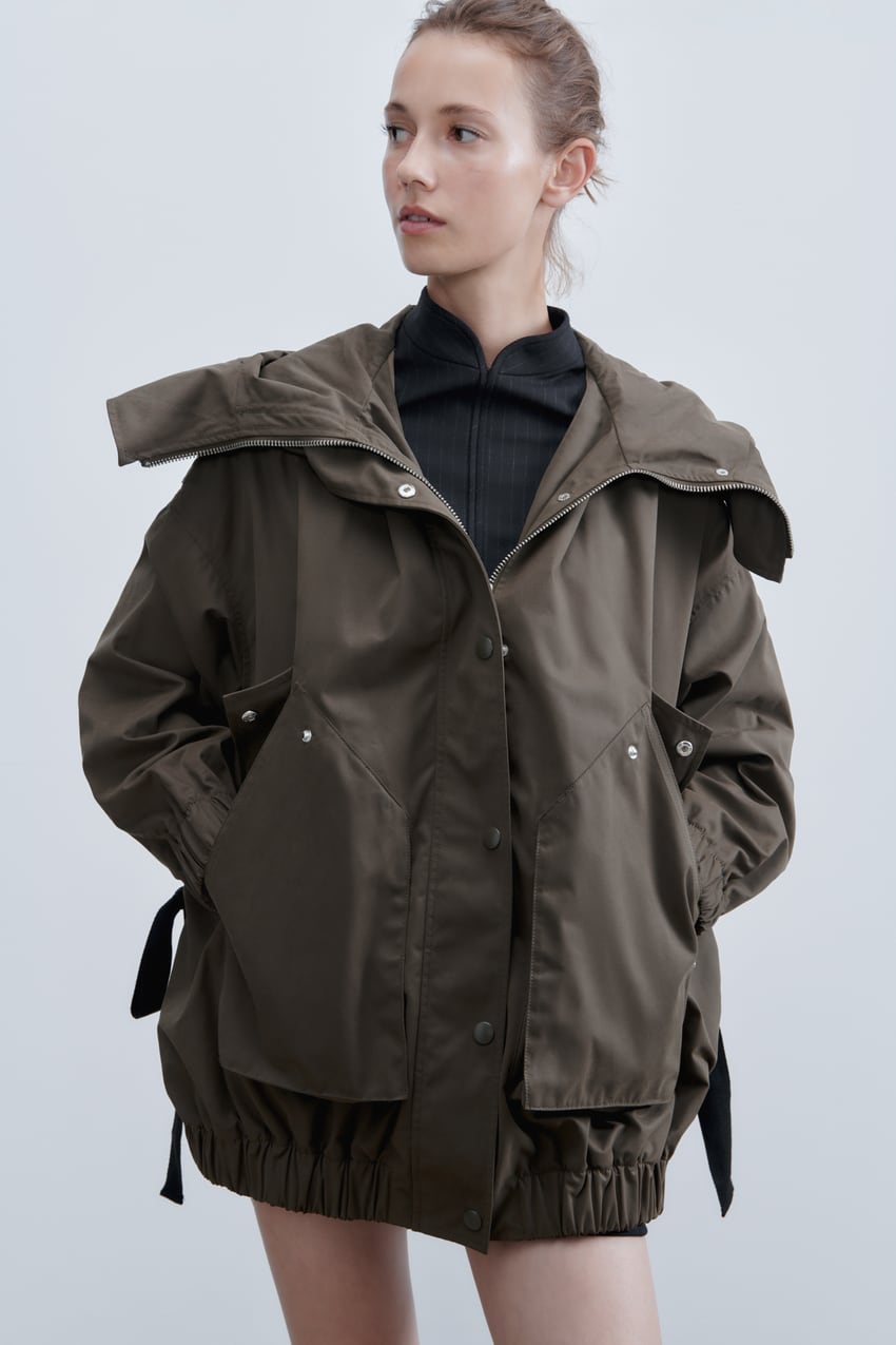 Zara sales oversized parka