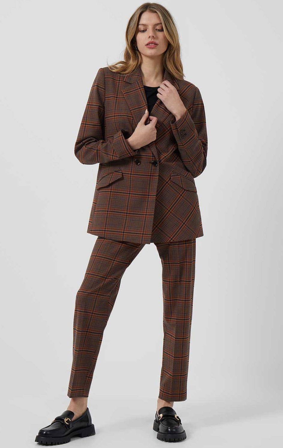 French Connection Bettina Check Suiting Jacket