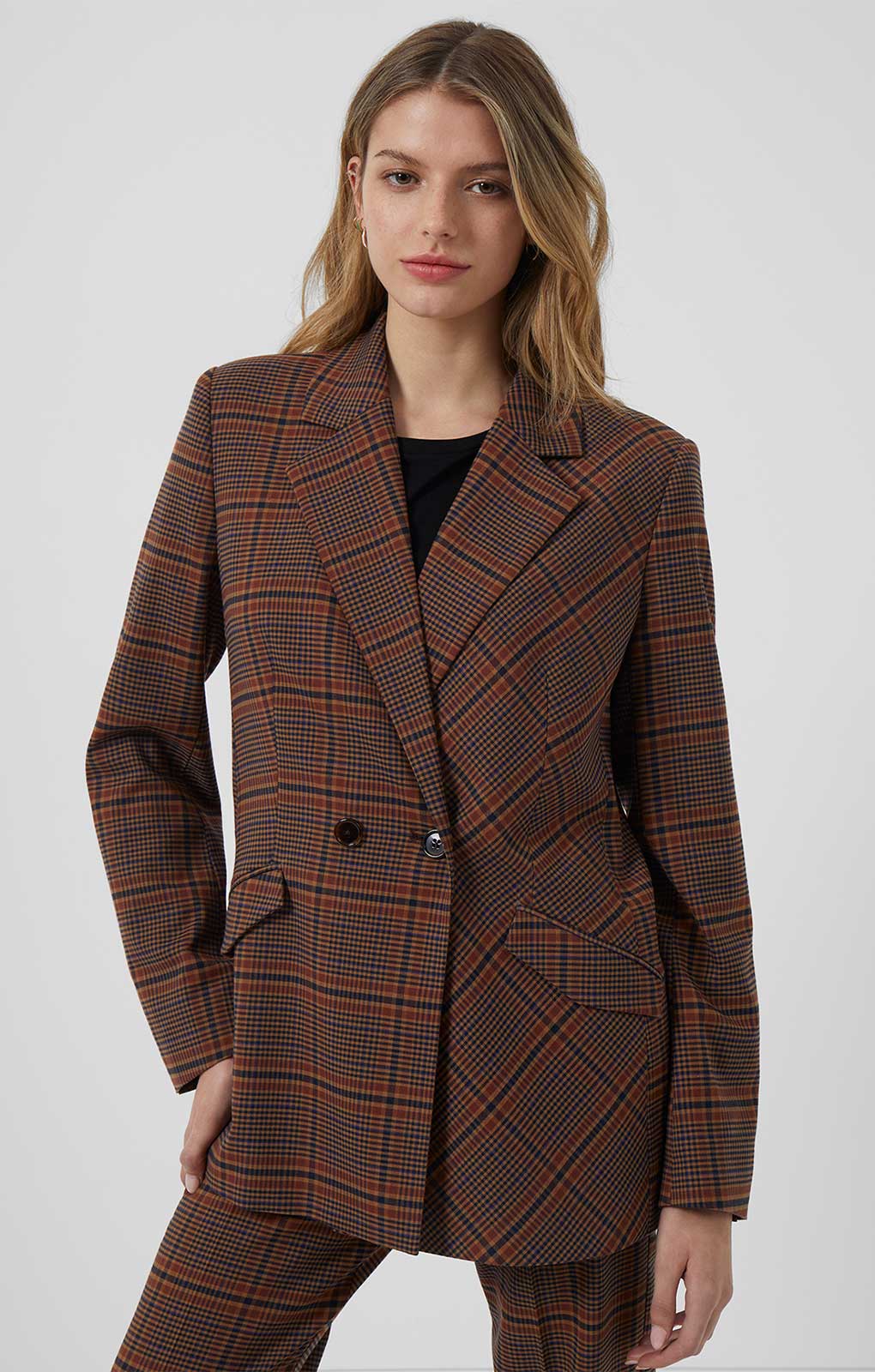 French Connection Bettina Check Suiting Jacket