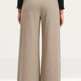 Nobody's Child Heritage Check Wide Leg Tailored Trousers