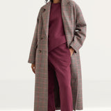 Nobody's Child Burgundy Pleated Tailored Trousers