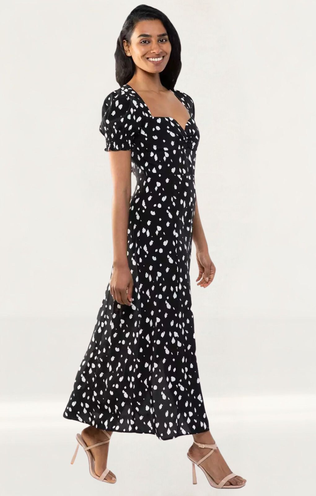 Bardot Millie Spot Midi Dress