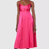 Closet London Pink Cami Midi Dress