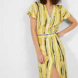 French Connection Gaia Delphine V-Neck Dress