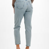 Topshop Original High Rise Mom Jeans In Bleach