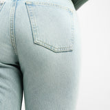 Topshop Editor Jeans In Bleach - Blue