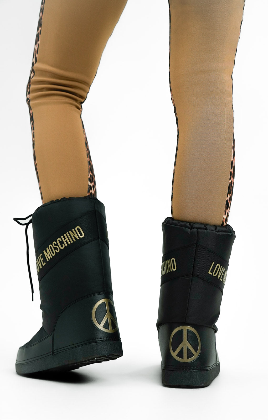 Rent Black Love Moschino Classic Snow Boots Hirestreet