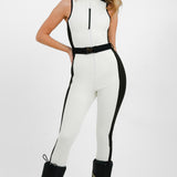 ASOS 4505 Hourglass Ski Suit All In One With Mono Contrast Detail