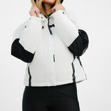 ASOS 4505 Ski Suit With Detachable Sallopette In Sheen With Mono Contrast Detail