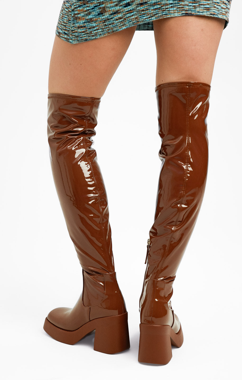 Steve madden leather thigh high boots online