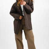 Dr Denim Donna Cargo Trousers In Brown