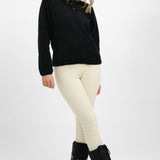 ASOS 4505 Ski Fleece With Poppers In Black