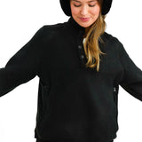 ASOS 4505 Petite Ski Fleece With Poppers