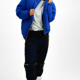 Fila Unisex Colour Blocked Puffer With Logo In Blue