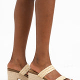 Madden Girl Emerson Platform Espadrilles In Natural Raffia