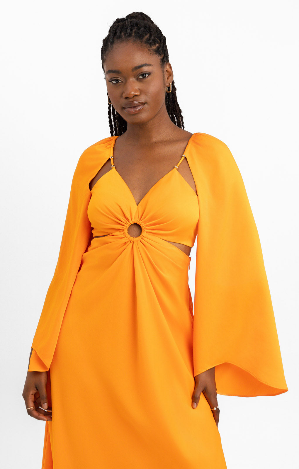 Rent Forever New Maxi Dress In Orange Hirestreet