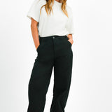 Dr Denim Donna Trousers In Black