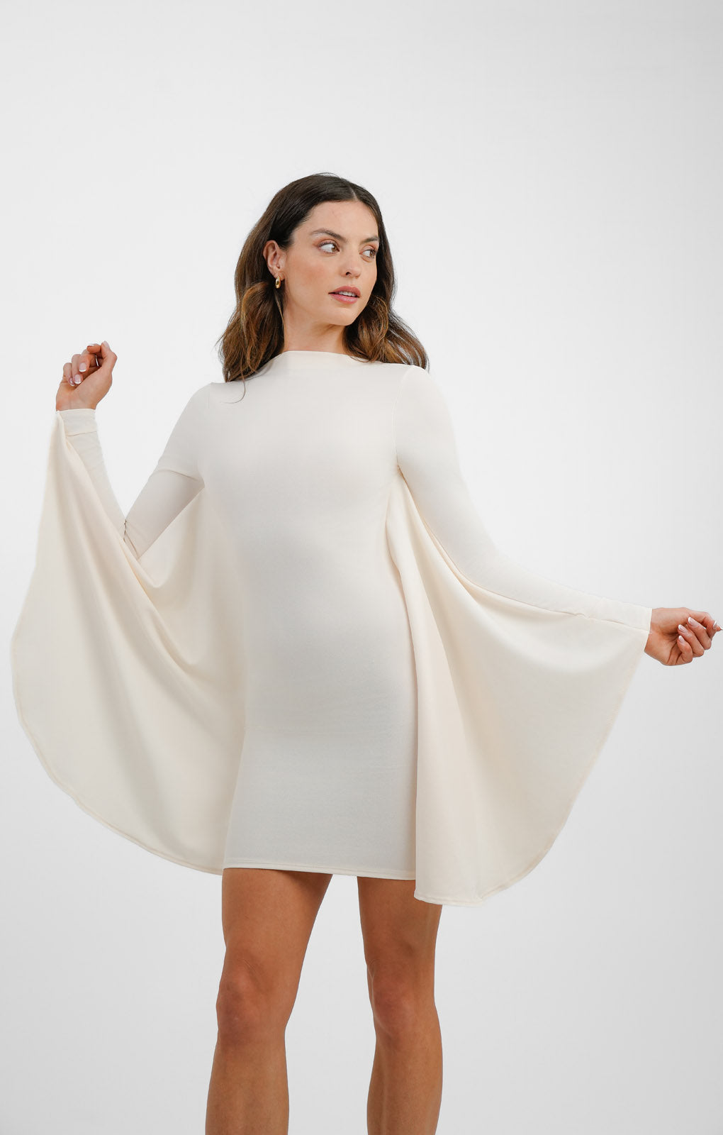 Cape mini dress hotsell